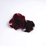 Brooch「Anemone／Two Flowers」(Large)