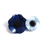 ANEMONE BROOCH TWO FLOWERS (SMALL)