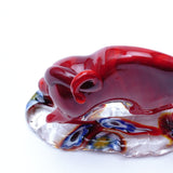 ムラーノガラスの干支シリーズ2021年 干支「未来へ駆ける紅丑」