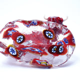 ムラーノガラスの干支シリーズ2021年 干支「未来へ駆ける紅丑」