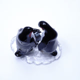 Penguin family on iceberg
