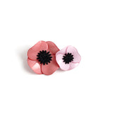 ANEMONE BROOCH TWO FLOWERS (SMALL)