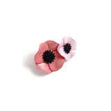 ANEMONE BROOCH TWO FLOWERS (SMALL)