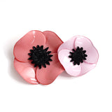 ANEMONE BROOCH TWO FLOWERS (SMALL)