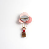 Brooch「Girl and Hot Air Balloon」