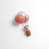 Brooch「Girl and Hot Air Balloon」