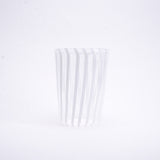 タンブラー「ムラーノ ストライプ」ビアンコ