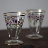 Glass with Stem「Enameled」