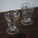 Glass with Stem「Enameled」