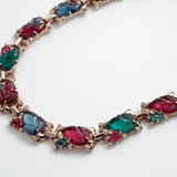 Necklace/Rhinestone 「Fruit salad」