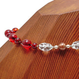 Necklace 「Drop」asymmetry Rosso