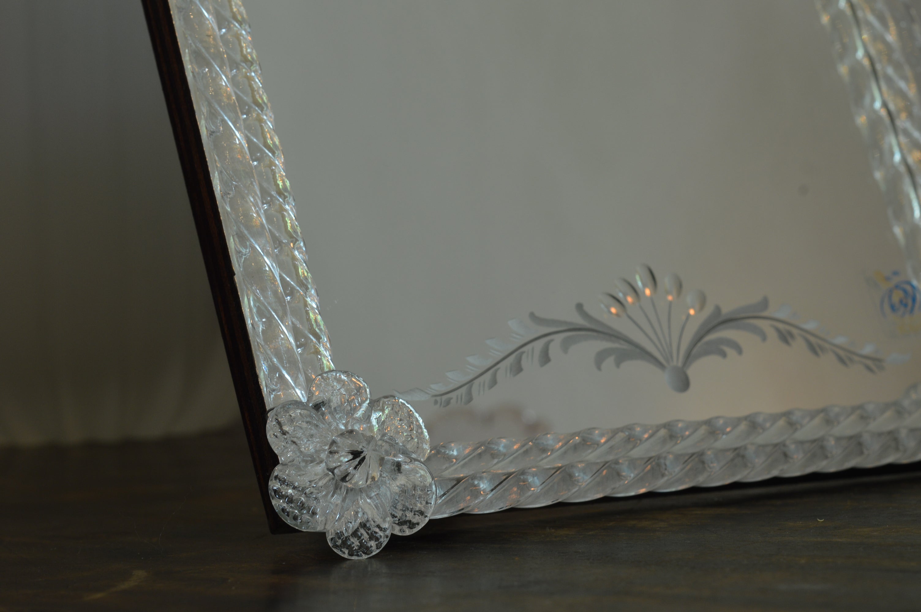 ムラーノガラス(ベネチアングラス)鏡