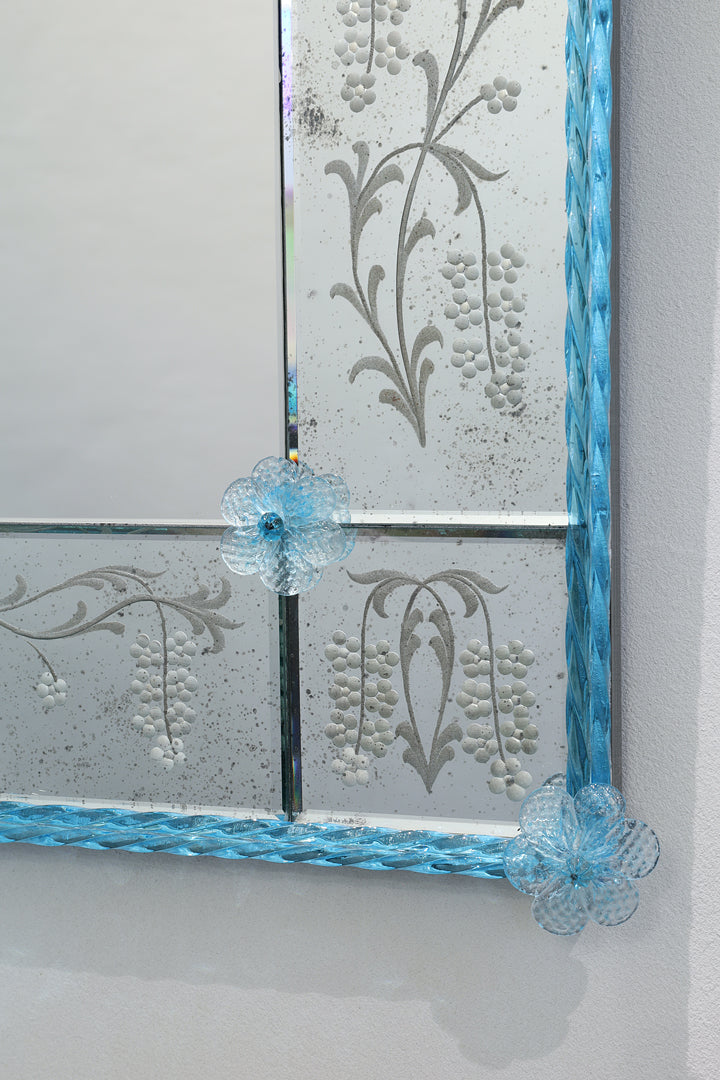 ムラーノガラス(ベネチアングラス)鏡