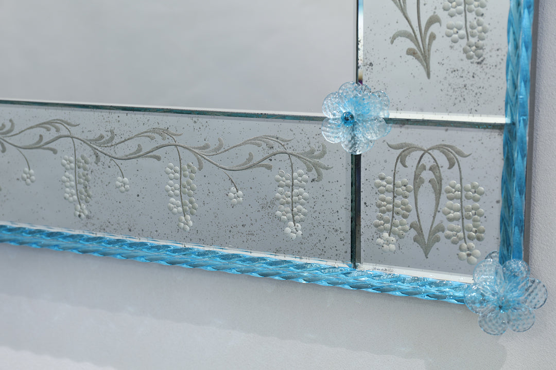 ムラーノガラス(ベネチアングラス)鏡