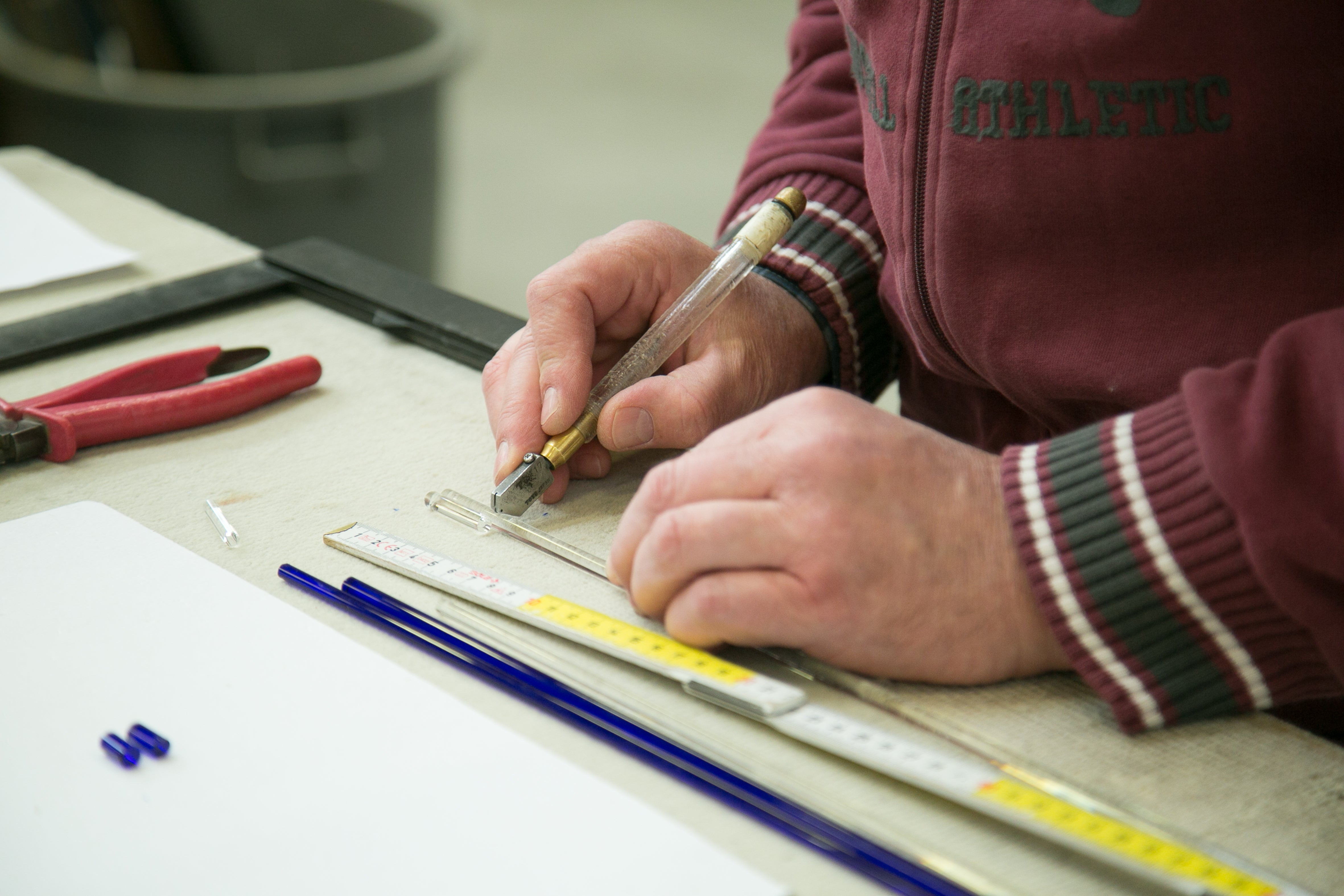 ムラーノガラス(ベネチアングラス)プレート/正角皿