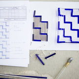 ムラーノガラス(ベネチアングラス)プレート/正角皿