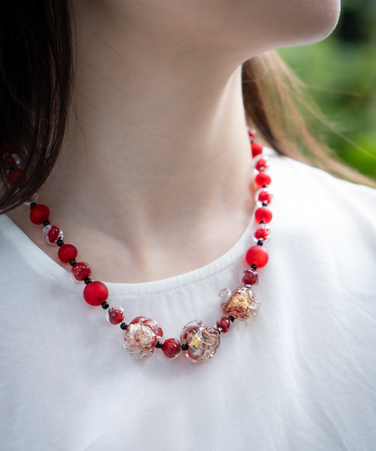 Venetian Beads - Threads of Your Own Necklace