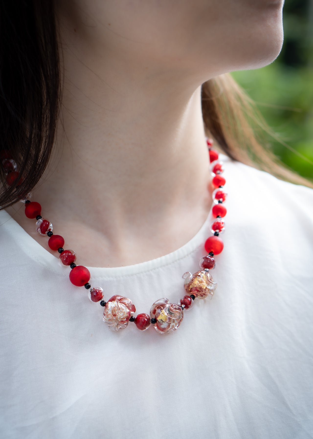 Venetian Beads - Threads of Your Own Necklace