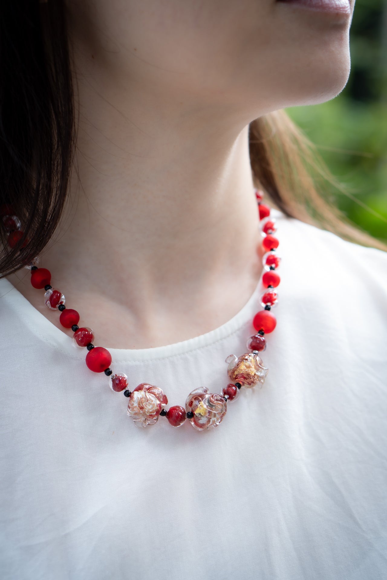 Venetian Beads - Threads of Your Own Necklace