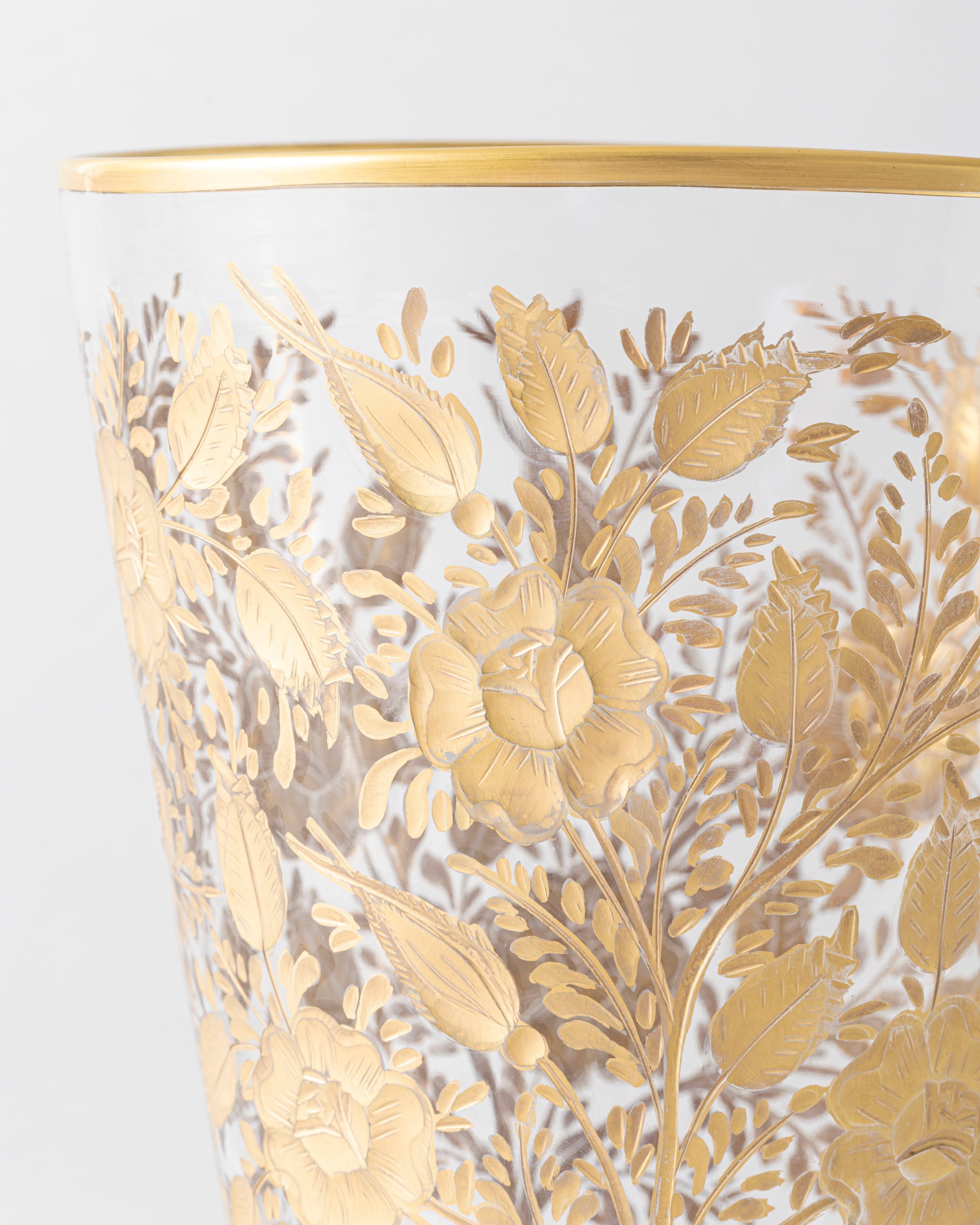 MURANO ムラノ 金彩 スワン モチーフ クリア グラス MURANO ムラノ 金彩 スワン モチーフ クリア グラス 美術品