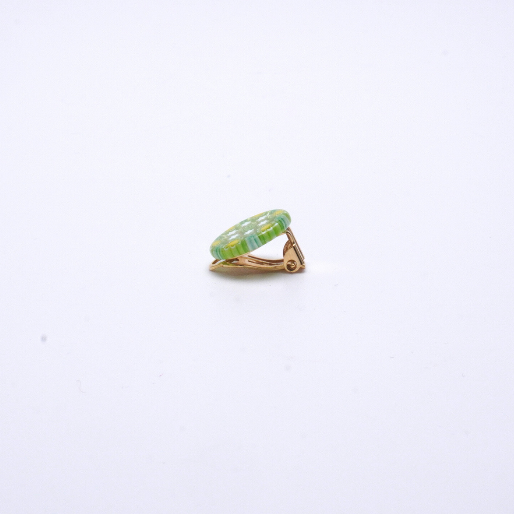 ムリーネ　ミルフィオリ　ピンブローチ　ヴェネチアンガラス イヤリング