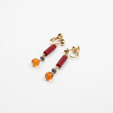 EARRING「TAKENO YURAMEKI」［Rosso×Amber］