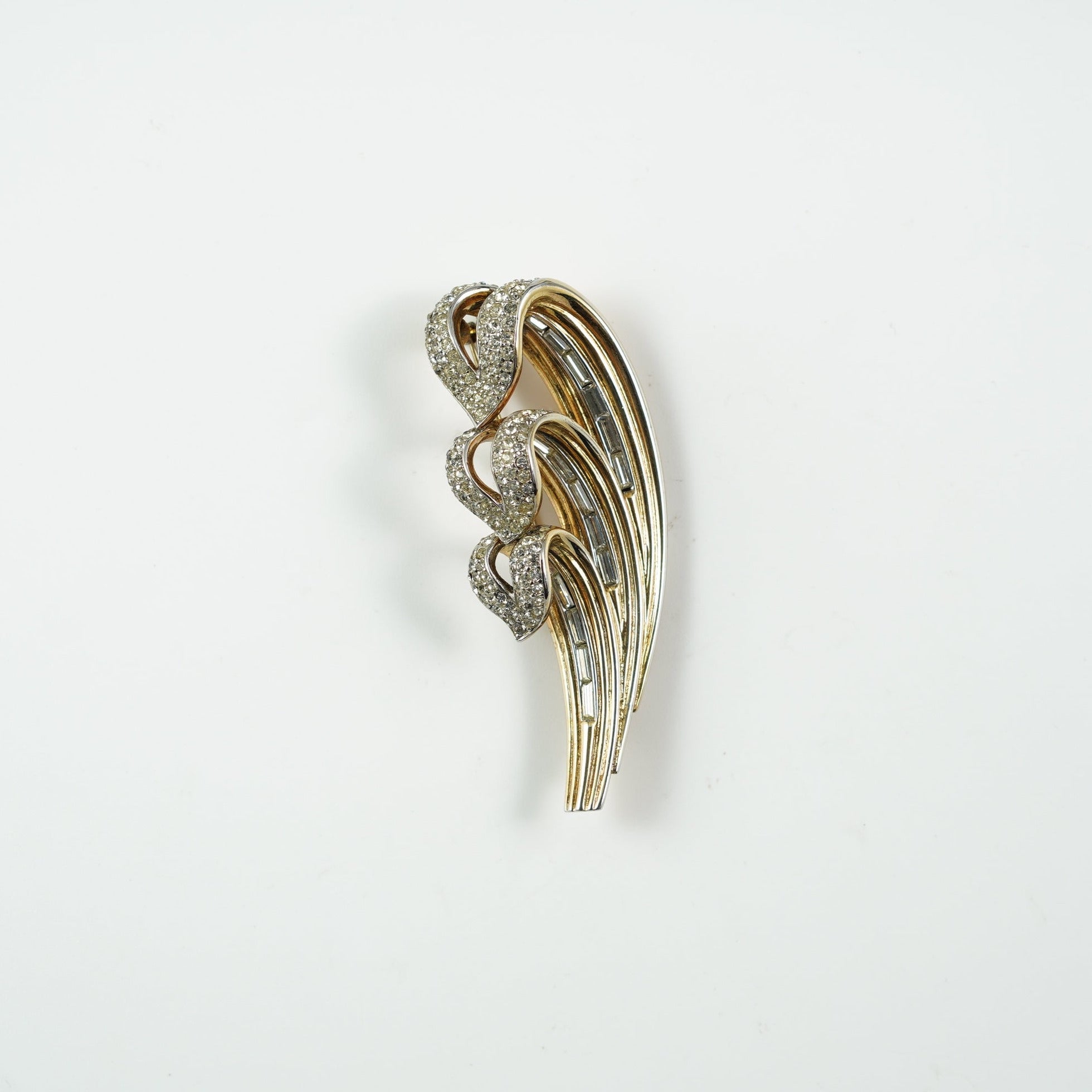 Brooch 'Art Deco Leaf'