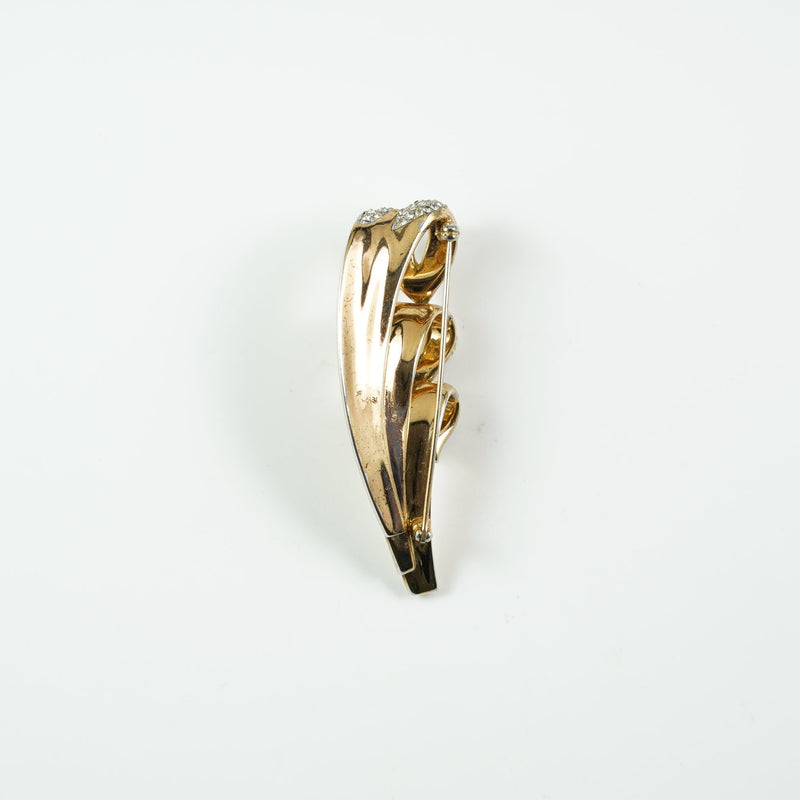 Brooch 'Art Deco Leaf'