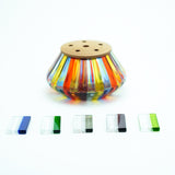 吉祥の七色と松の葉