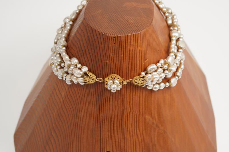 ５STAND PEARL NECKLACE