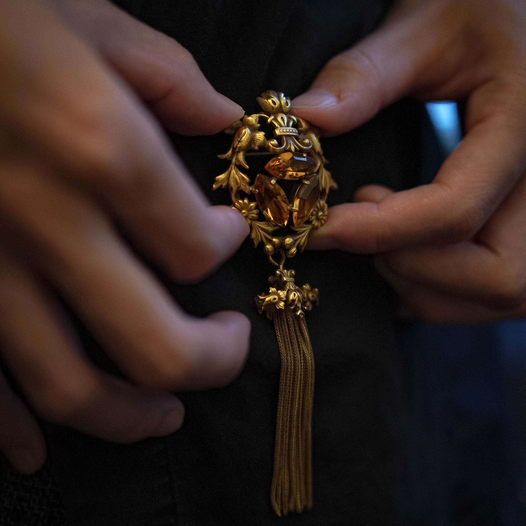 Joseff of Hollywood（ジョセフ・オブ・ハリウッド）ブローチ／ヴィンテージ・コスチュームジュエリー