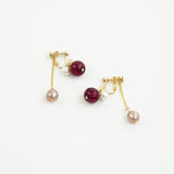 Earring 「Natale」Rosso