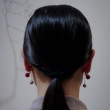 Earring 「Natale」Rosso