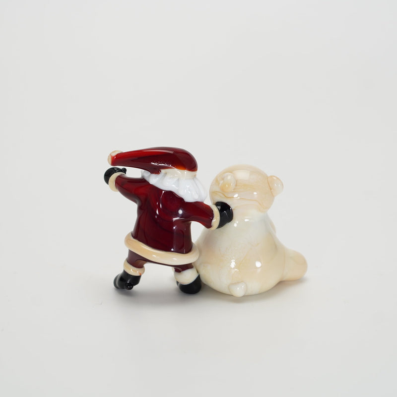Santa Claus with Polar Bear