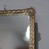 ムラーノガラス（ベネチアングラス）鏡「Modesto－ささやかな」