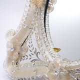 Golden Flower Decoration Mirror