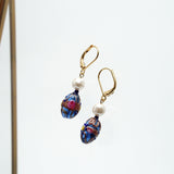Pierced Earrings「Antichi」Blu