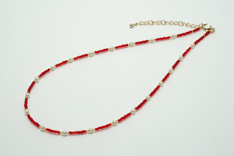 Necklace（Short）「più」［Rosso］
