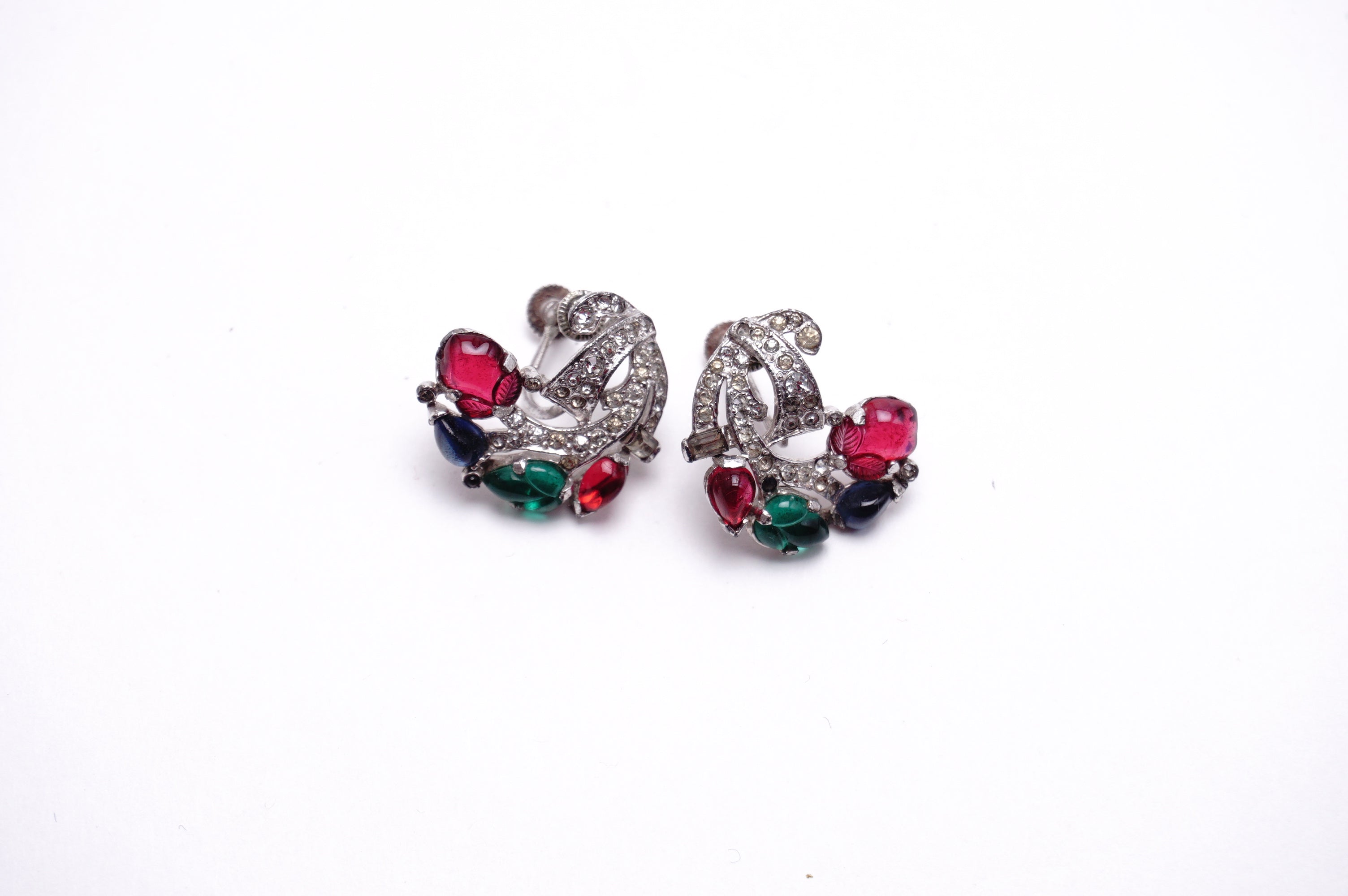 Trifari（トリファリ）イヤリング「フルーツサラダ」 ／ヴィンテージ・コスチュームジュエリー