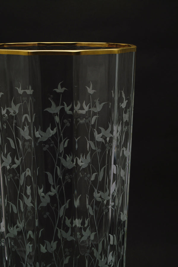 Vase「Bouquet」Large gravure