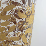oval cone Vase「Bouquet」Gravure/gold paint