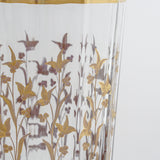 Vase「Bouquet」Small gravure/Gold Paint