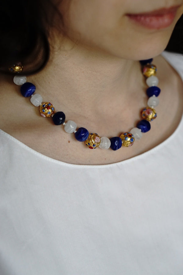 Necklace「HANA TACHI NO WALTZ」［BLUE］