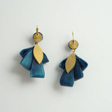 Pierced Earrings「Houseki ni Ribbon(Ribbon with Jewel)」3colors