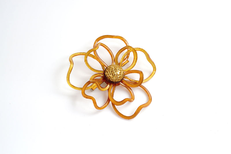 Brooch「Sankayou(umbrella leaf)」