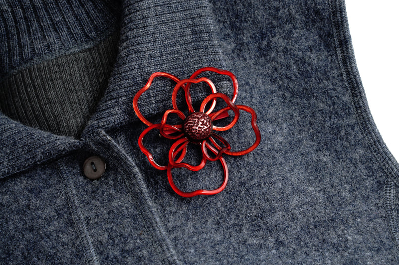 Brooch「Sankayou(umbrella leaf)」