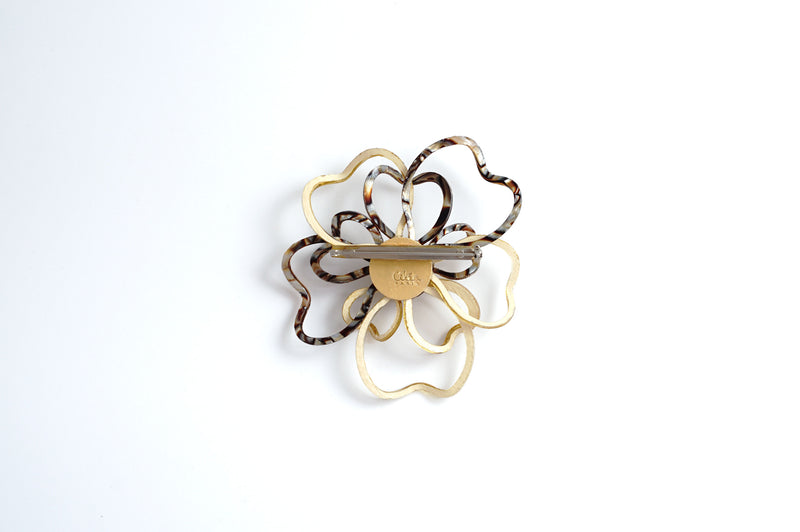Brooch「Sankayou(umbrella leaf)」