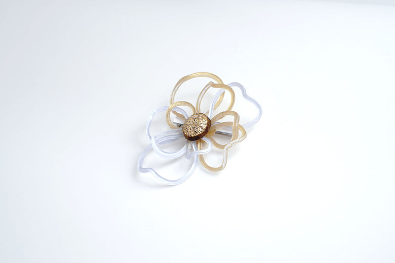 Brooch「Sankayou(umbrella leaf)」