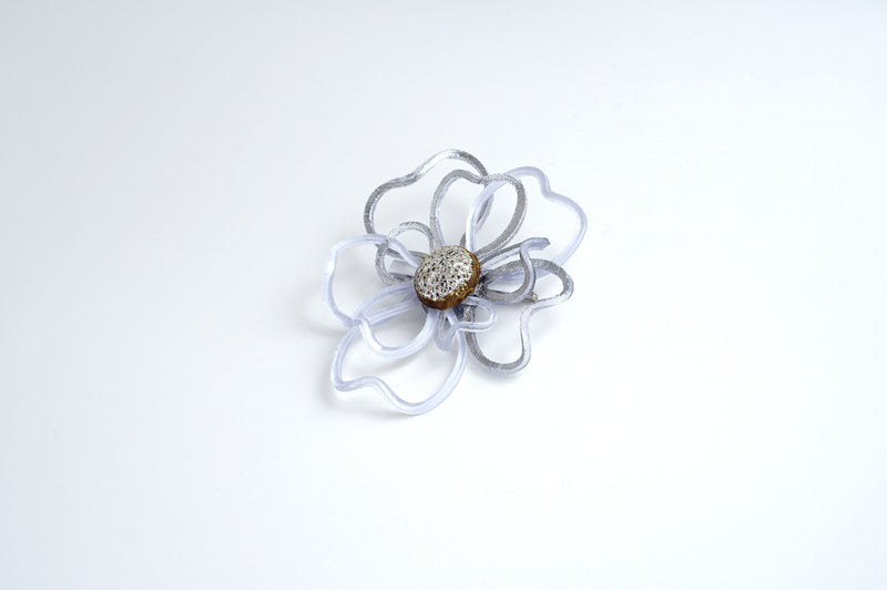 Brooch「Sankayou(umbrella leaf)」