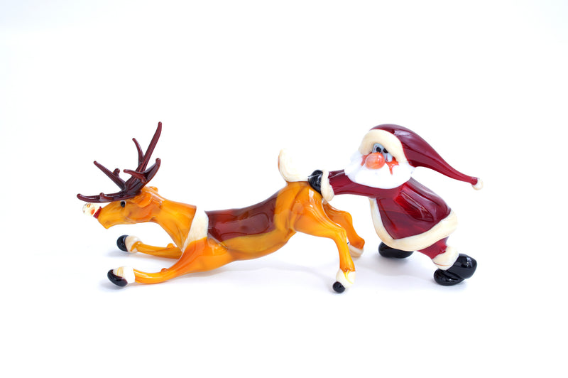 [Advanced Order］3.Otoboke Santa pushing his reindeer